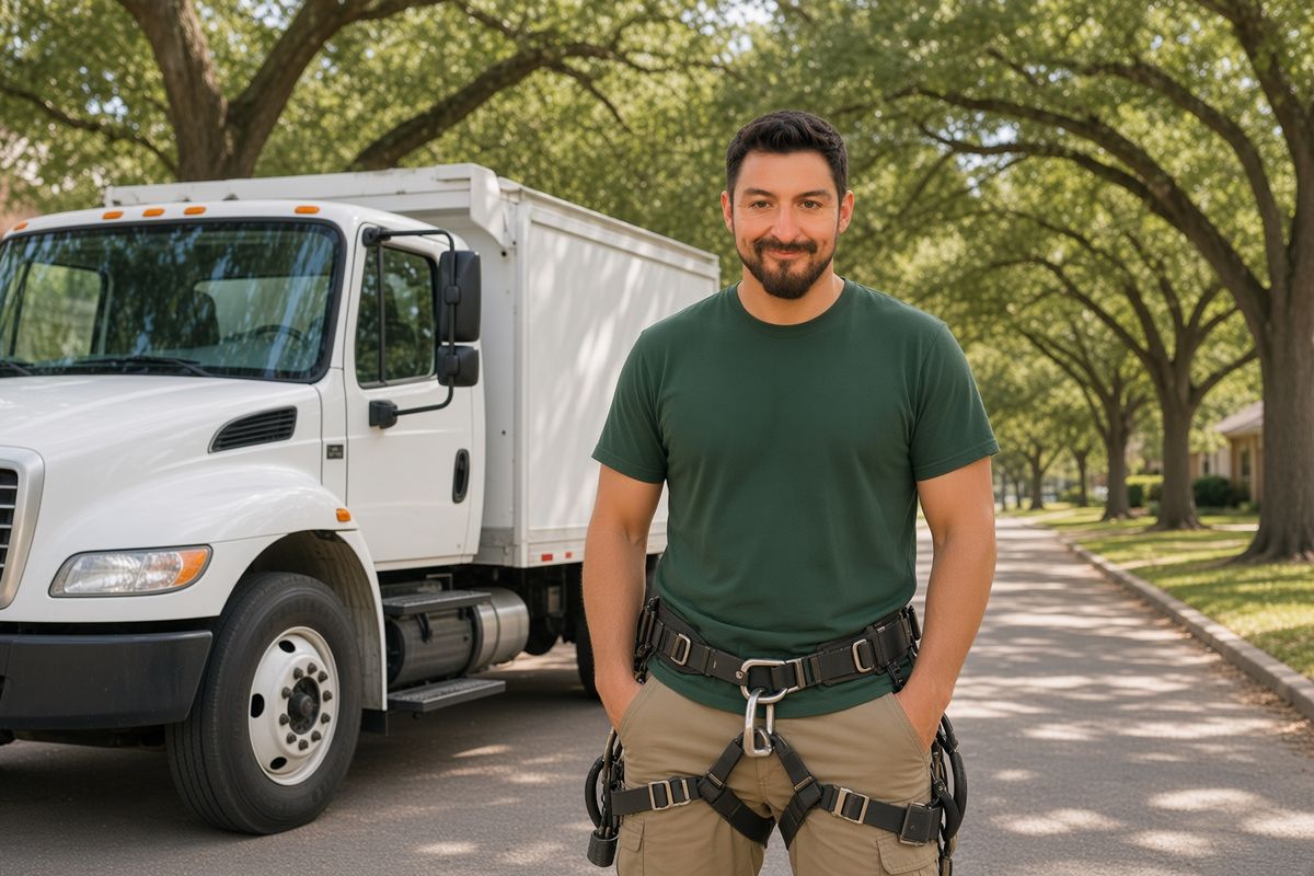 Hector Rodriguez on a North Richland Hills tree job